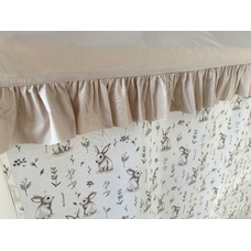 Крыша и шторы для кроватки домика ТД-28