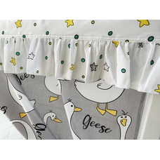 Крыша и шторы для кроватки домика ТД-38